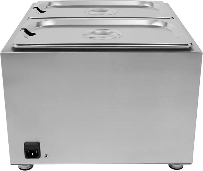 Digital Control Chocolate Tempering Machine 27 Lbs 2 Tanks Commercial Chocolate Melting Machine, TEMP Control 32-203°F, 110V 500W Electric Chocolate Melting Pot with Lids for Chocolate/Milk/Cream