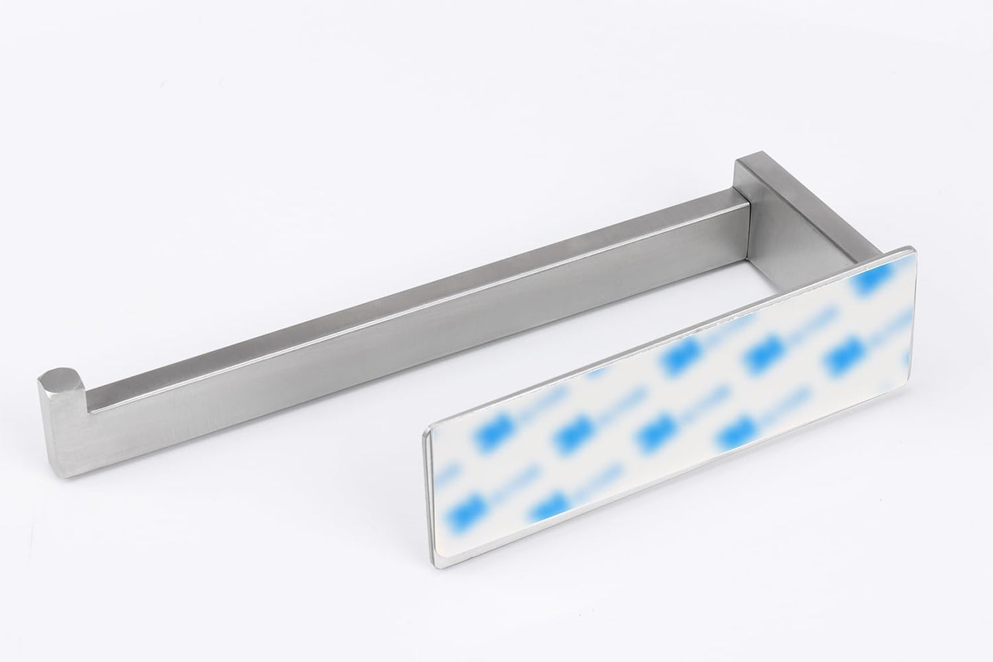 Hand Towel Holder, Strong Self Adhesive Hand Towel Ring, Thicken SUS304 Stainless Steel Hand Towel Bar/Rack, No Drilling Modern Hand Towel Hanger (Brushed Nickel, 2 Pack 9 in)