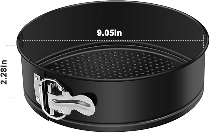 9 Inch Springform Pan Nonstick - Cheesecake Pan with Removable Bottom/Leakproof - Round Cake Pan with 50 Pcs Parchment Paper Liners - Fits 6 Qt 8 Qt Pressure Cooker