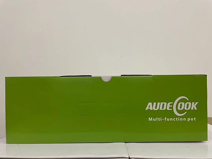 Audecook Hot Pot Electric, 1.7L Mini Electric Skillet Portable Nonstick Sauté Pan with Power Adjustment,Ramen Cooker Travel Multicooker for Steak/Soup/Egg/Oatmeal/Noodles