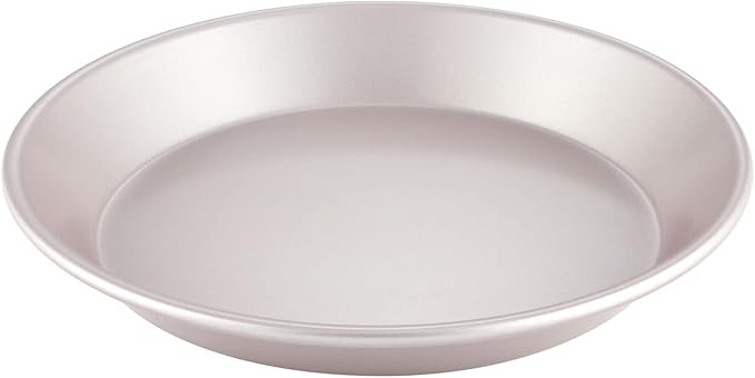 CHEFMADE 9-Inch Round Cake Pan, Non-Stick Pizza and Pie Bakeware for Oven Baking (Champagne Gold)