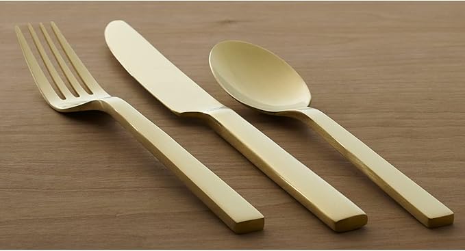 Oneida Chef's Table Champagne 20 Piece Everyday Flatware Set, Service for 4, 18/0 Stainless Steel, Silverware Set