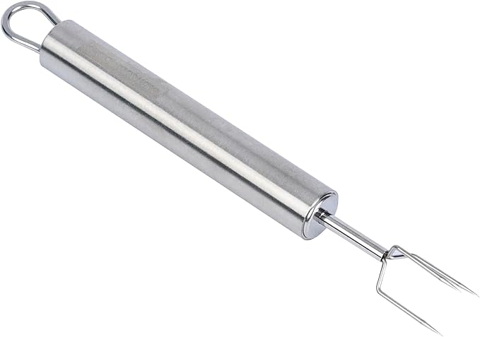 Restaurantware-German Standard 6.1 Inch Granny Forks, 6 Prong Potato Forks - Ergonomic Handle, Dishwashable, Stainless Steel Carving Fork, Heavy-Duty, For Kitchen Roast