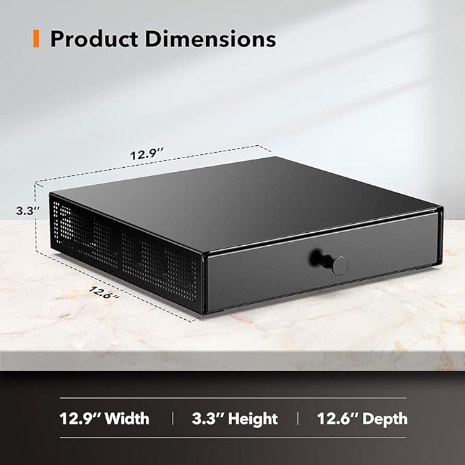 SICHEER K Cup Organization Storage Drawer Maker K Cup Holder Coffee Pod Organizer Stand Tray Counter Rack Countertop Maker Stand Capsules Compatible with Keurig Accessories Holds 36 Pods