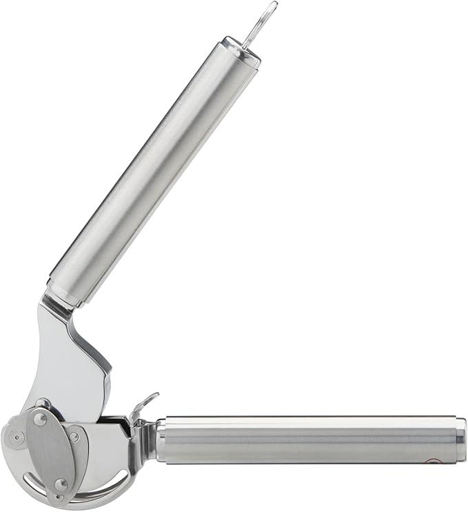 Rösle 12895 Stainless Steel Garlic & Ginger Press with Scraper for Effortless Mincing with Easy Cleanup, 13-inch