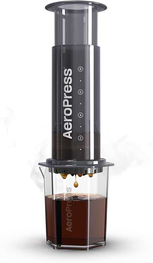 AeroPress Original XL Coffee Press – 3 in 1 brew method combines French Press, Pourover, Espresso. Full bodied, smooth coffee w/out grit or bitterness. Small portable coffee maker for camping & travel