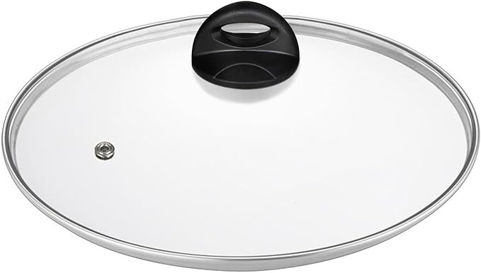 Glass Pot and Pan Lids, Universal Kitchen Cookware Covers (9.25 Inch)