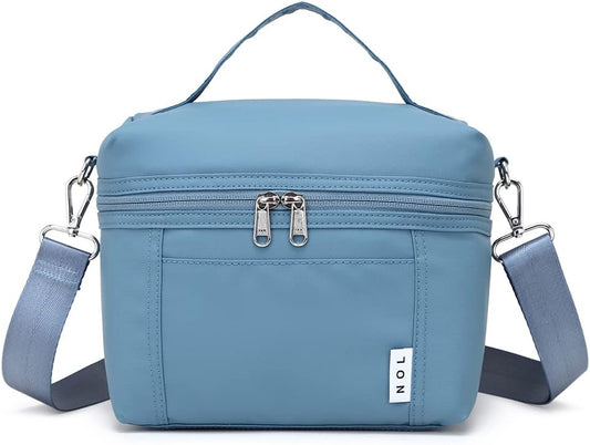 NOL Natural Organic Lifestyle Insulated Lunch Bags for Women Cooler Bag Lightweight Nylon Waterproof Lunch Box For Work