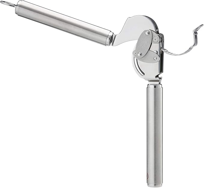 Rösle 12895 Stainless Steel Garlic & Ginger Press with Scraper for Effortless Mincing with Easy Cleanup, 13-inch