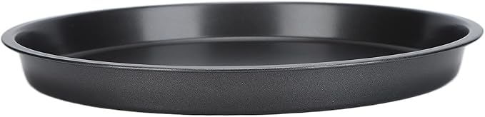 2Pcs Pizza Pan, 6in/9in/10in/12in Deep Dish Round Pizza Pan for Oven, Non Stick Thickened Carbon Steel Baking Pan for Home Kitchen, Dishwasher Safe(10in)