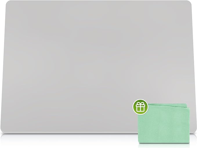 Premium Silicone Mat 25" x 17" Cooking Mat Thick Heat Resistant, Kitchen Counter Mat - Coffee Machine, Glass Top Stove Cover Countertop Protector for Air Fryer, Baking mat (Semi-Translucent)