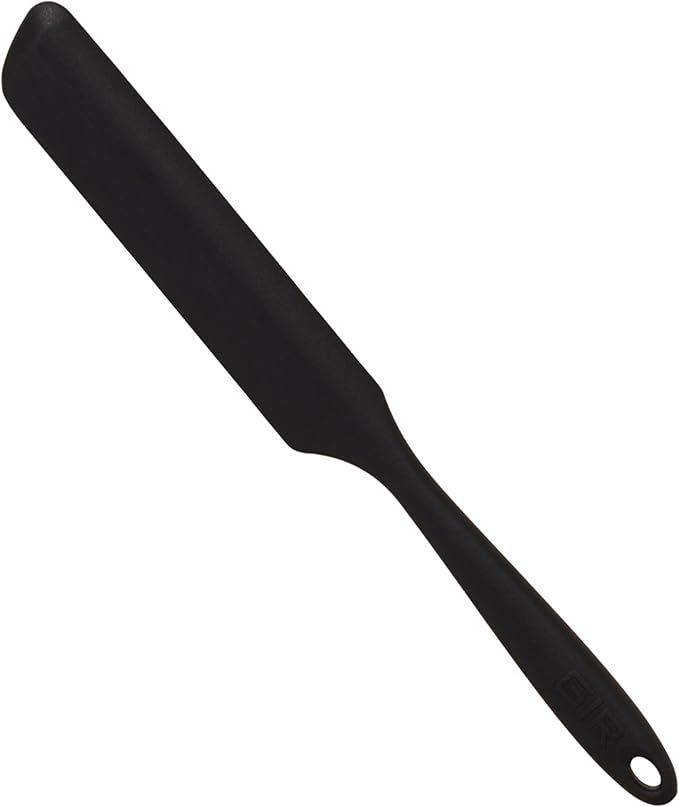 GIR: Get It Right Silicone Spreader Spatula - Silicone Butter Spreader - Food Grade Scraper - BPA & BPS Free - Baking Supplies - Home & Kitchen Gadgets - 10" x 1.10" - Black