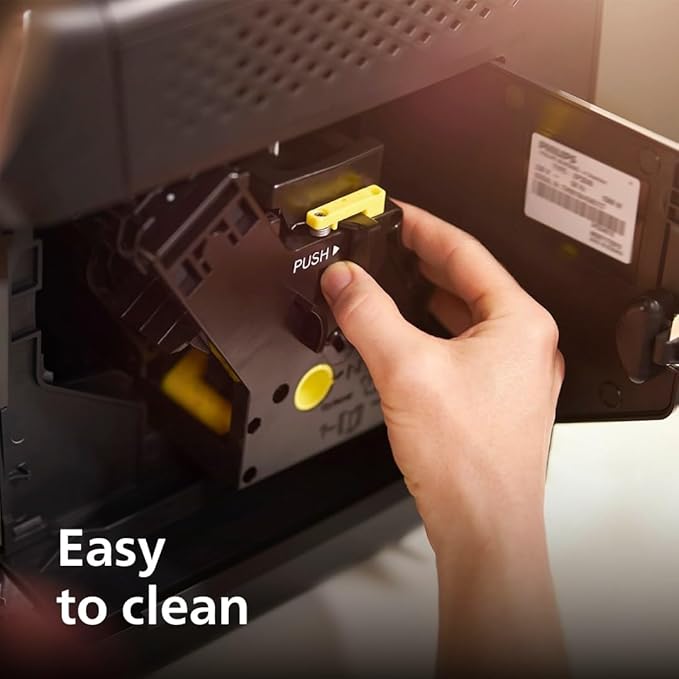 Philips 2200 Series Fully Automatic Espresso Machine, Classic Milk Frother, 2 Coffee Varieties, Intuitive Touch Display, 100% Ceramic Grinder, AquaClean Filter, Aroma Seal, Black (EP2220/14)