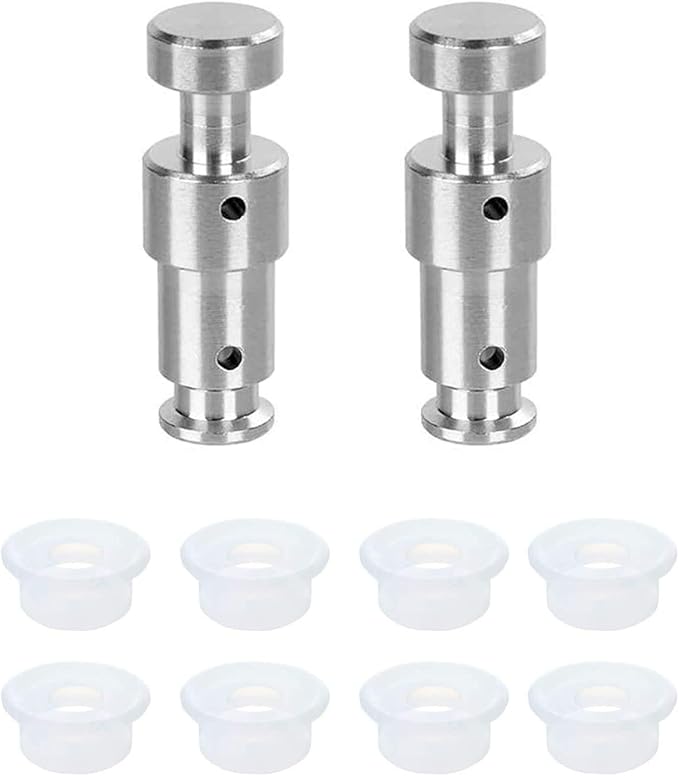 2 Pack Float Valve for Instant Pot with 8 Silicone Caps for Instant Pot Duo 3, 5, 6 QT, Duo Plus 3, 6 QT, Ultra 3, 6, 8 QT Replacement Float Valve by ZYLONE