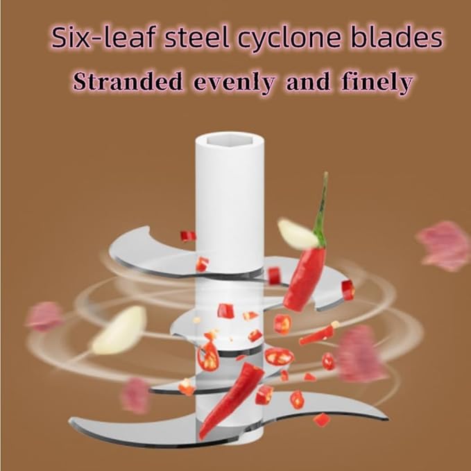 450ML Electric Garlic Chopper, Mini Portable Veggie Chopper, Garlic Grinder Masher Onion Chopper, Blender to Vegetable, Wireless Food Processor for Ginger, Chili, Fruit, Meat, etc