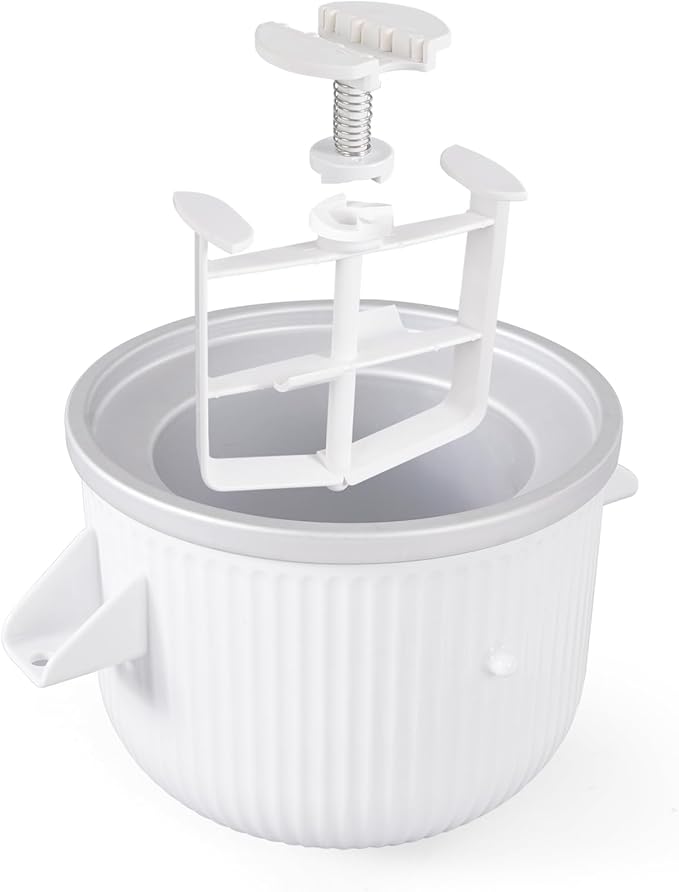 Ice Cream Maker Attachment for Kitchenaid, 2 Quart Frozen Ice Cream Bowl for Stand Mixer 4.5/5/6/7QT, Sorbet Gelato Maker for Homemade Ice, Dessert, Yogurt