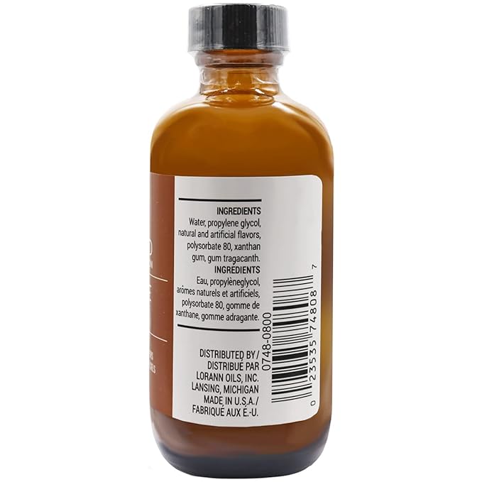 LorAnn Oils Almond Bakery Emulsion: True Essence, Ideal for Boosting Fruit Tones in Cakes, Cookies & Desserts, Gluten-Free, Keto-Friendly, Extract Substitute Essential for Your Kitchen, 4 Oz, 4 Pack