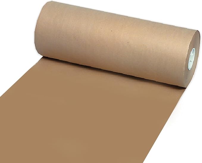School Smart Butcher Kraft Paper Roll, 40 lb, 24 Inches x 1000 Feet, Brown