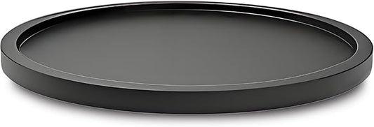 10" Black Bamboo Lazy Susan Organizer Kitchen Turntable for Cabinet Pantry Table Organization