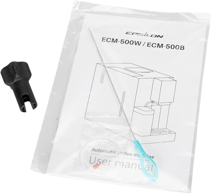 Epsilon Fully Automatic Coffee Machine with Grinder, Coffee & Espresso Maker Combo, Built-In Milk Frother, One Touch Self Cleaning, Super Automatic Custom Brewing Coffee Machine