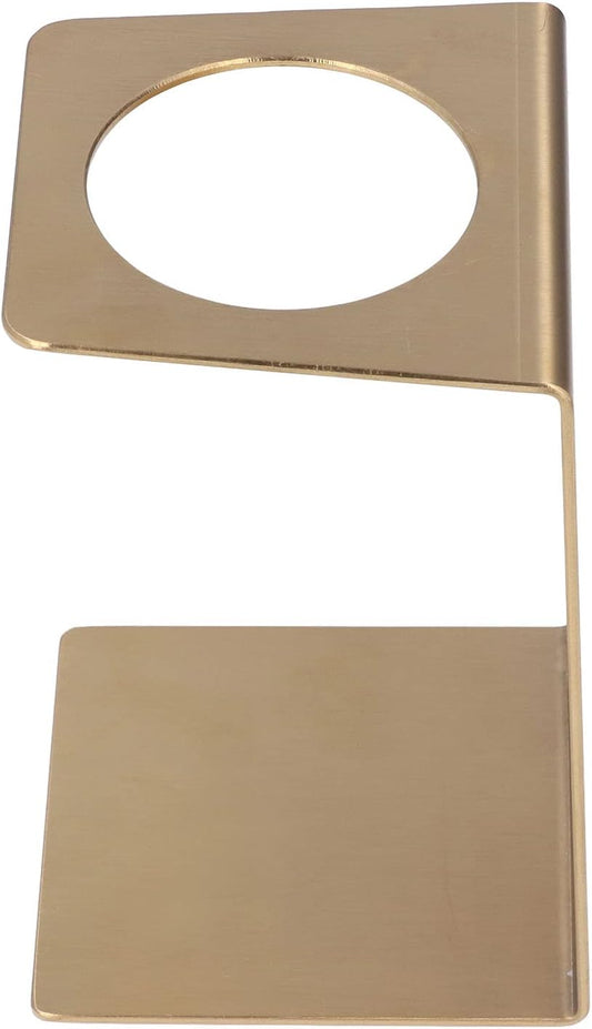 Drip Coffee Holder, Pour Over Coffee Stand, Lightweight Metal Dripper Holder for Home and Cafe Use (Gold)