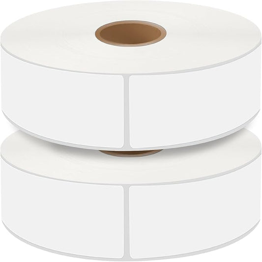 2000Pcs Removable Freezer Labels,1 x 3 Inch Blank Food Labels for Food Containers Jars Waterproof Oil Freezer Tape to Write On Easy Clean No Residue