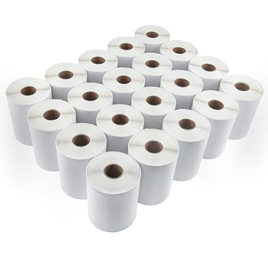L LIKED 4400 PCS 4x6 Thermal Shipping Labels, 20 Rolls, Compatible with Rollo, Jadens, Nelko, DYMO 4XL 1744907 - Commercial Grade