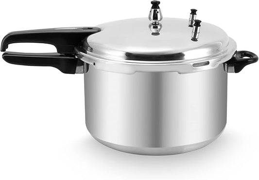 12 Quart Pressure Cooker,Aluminum Pressure Canner w/Canning Rack & Easy Lock Lid for Canning, Steaming