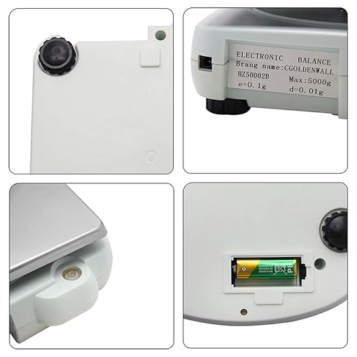 CGOLDENWALL Lab Scale 15kgx0.1g Digital Precision Scale Electronic Balance Laboratory Weighing Industrial Scale Kitchen Counting Scale Scientific Scale Calibrated 110V (15kg, 0.1g)