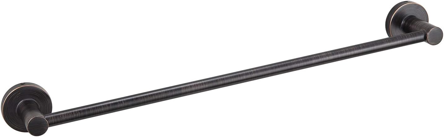 JiePai Bath Towel Bar,Stainless Steel Towel Rack Bathroom Towel Holder Wall Mount Kitchen Dish Cloth Hanger (Oil Rubbed Bronze, 24 inch)