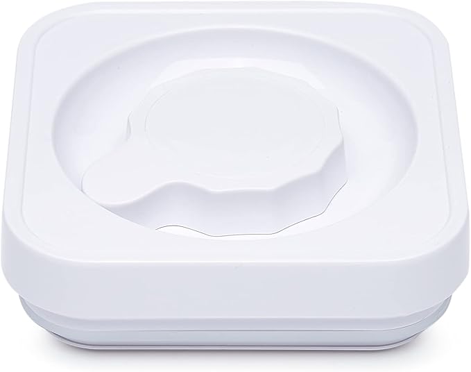 Amazon Basics Airtight Food Storage Containers, BPA Free, with Twist/Turn Lids, for Kitchen Pantry Organization, 10-Piece Square Set, Clear Plastic