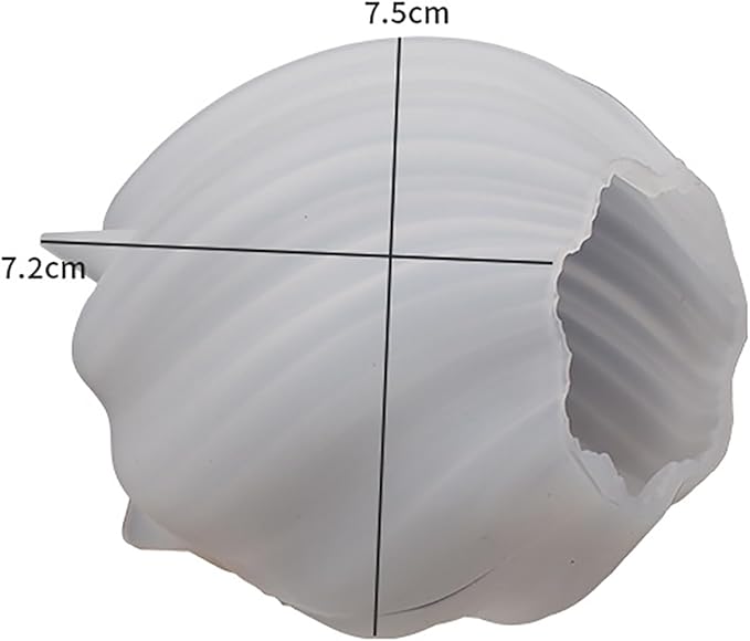 Spiral Wave Silicone Molds - Set of 3 - Resin, Cake, Soap & Clay Molds - Candle Making & Craft Supplies