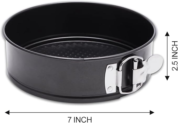 Hiware 7 Inch Non-stick Springform Pan/Cheesecake Pan/Leakproof Cake Pan - Accessories for Instant Pot 6, 8 Qt Pressure Cooker