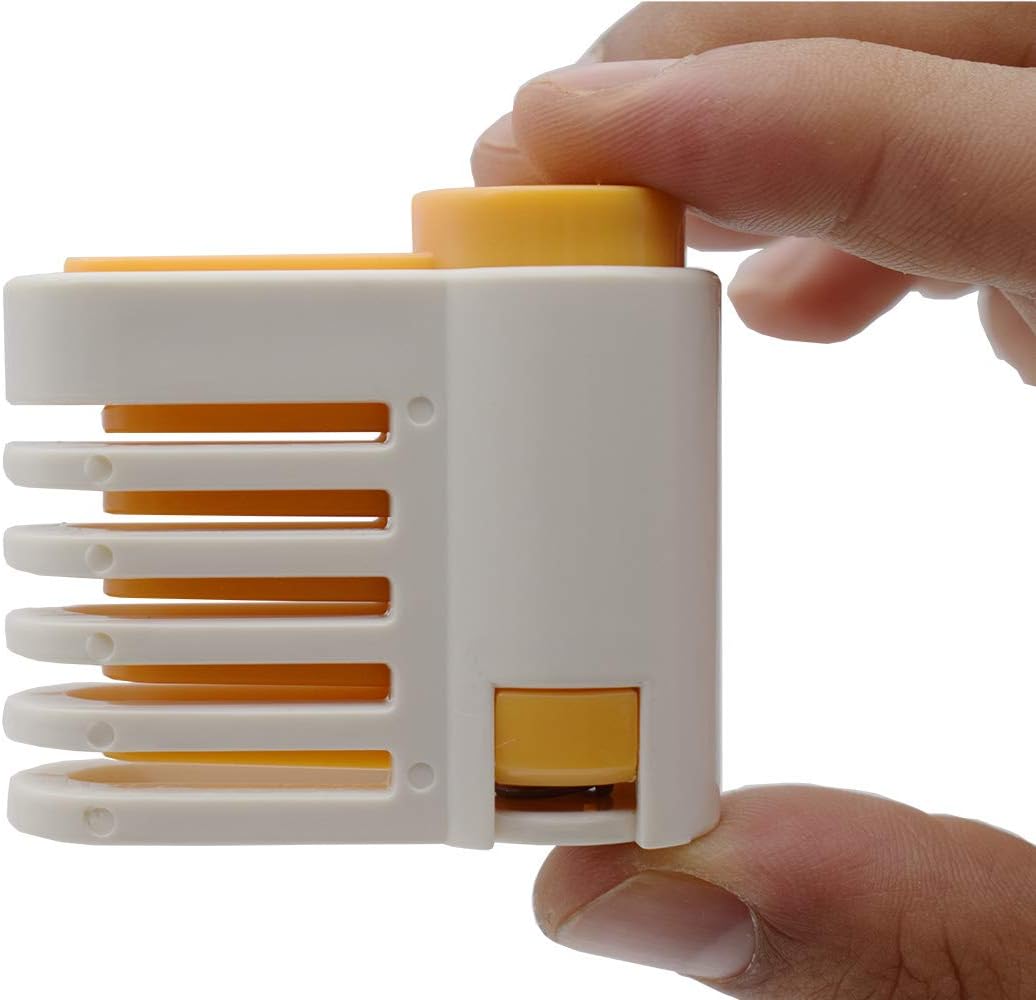 2PCS DIY Cake Slicer, Stratification Auxiliary, Bread Slice, Toast Cut, 5 Layers Leveler Slicer, Kitchen Fixator Tool (2, Orange)