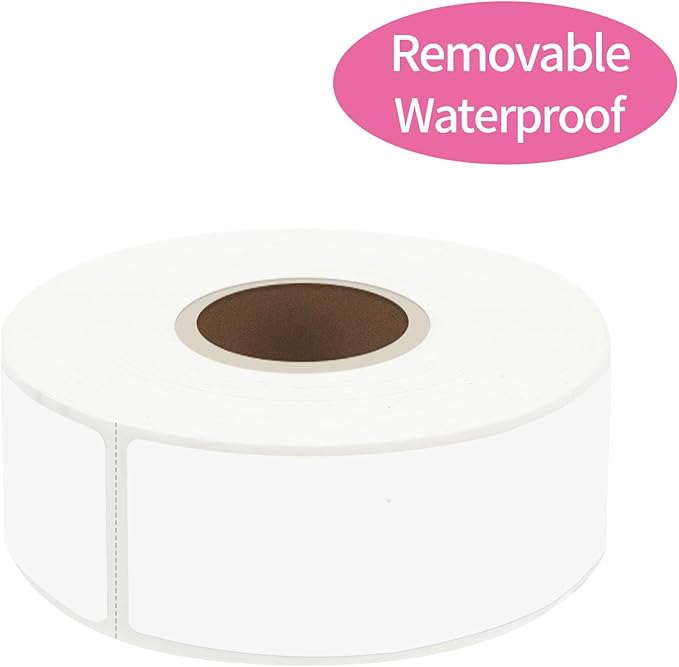 Removable Freezer Labels Stickers, 1 x 3 Inch Blank Removable Freezer Labels Food Storage Stickers, Date Label Waterproof Oil Resistant Easy Clean No Residue