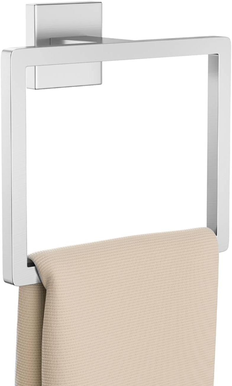 Brushed Nickel Towel Ring Towel Holder for Bathroom Bath Towel Hanger SUS304 Stainless Steel Bathroom Hardware Accessories Wall-Mounted