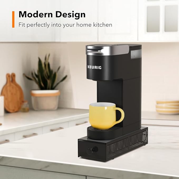 SICHEER K Cup Organization Storage Drawer Maker K Cup Holder Coffee Pod Organizer Stand Tray Counter Rack Countertop Maker Stand Capsules Compatible with Keurig Accessories Holds 12 Pods