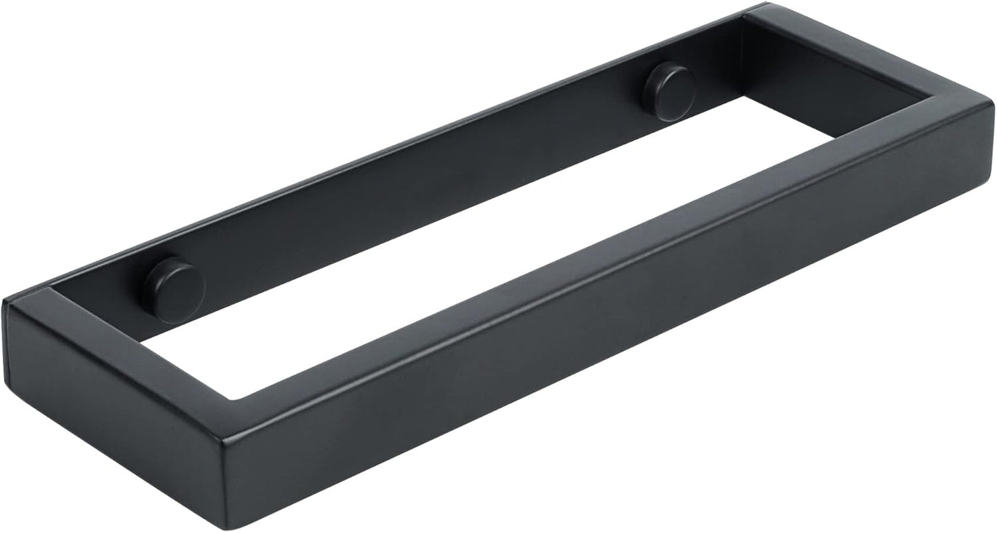 Alise Bath Towel Bar,Wall Mount Towel Holder Towel Rack Towel Hanger for Bathroom Lavatory,8 Inch SUS304 Stainless Steel Towel Rail,Matte Black GJF020-B