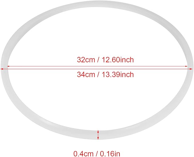 Instant Sealing Clear Mini Gasket for 2 QT Pressure Cooker, Suitable for Home Kitchen Tool