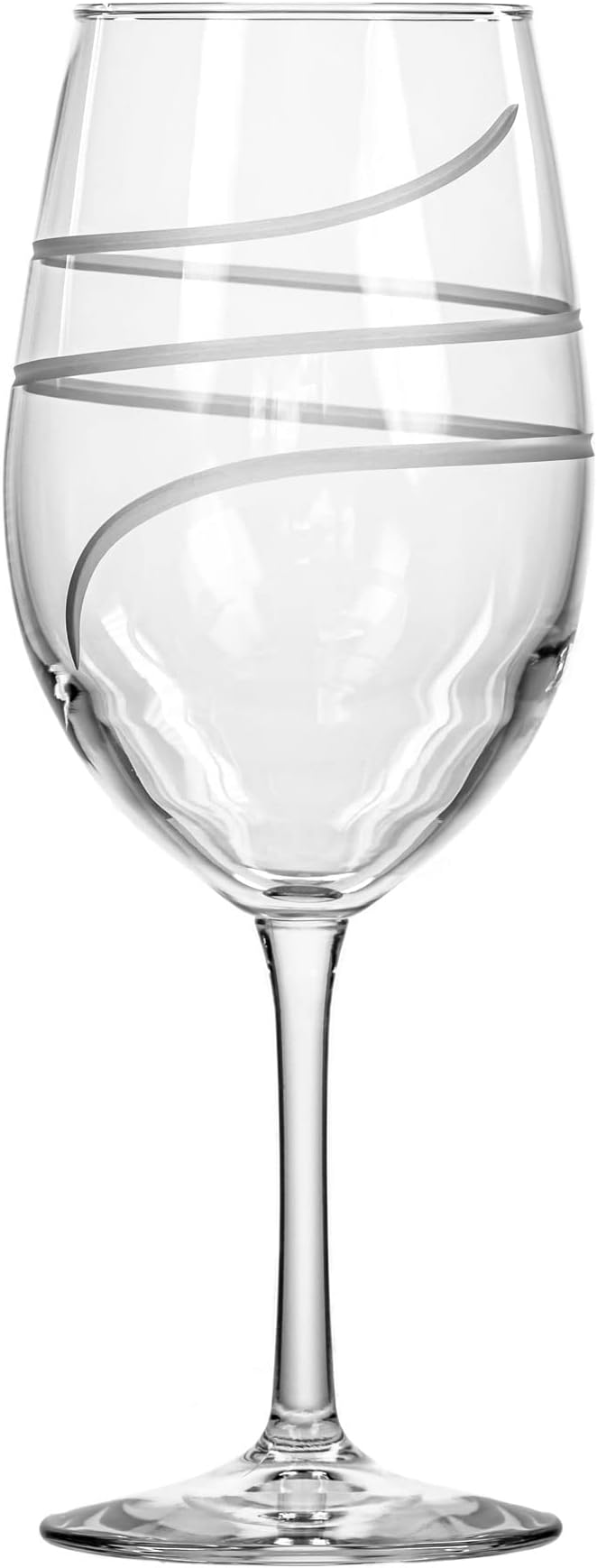 Rolf Glass Twist All Purpose Wine Glass 18 Ounce | Proudly Made in the USA | Large Wine Glasses | Lead-Free Glass | Engraved Large Wine Glasses | (Set of 2)