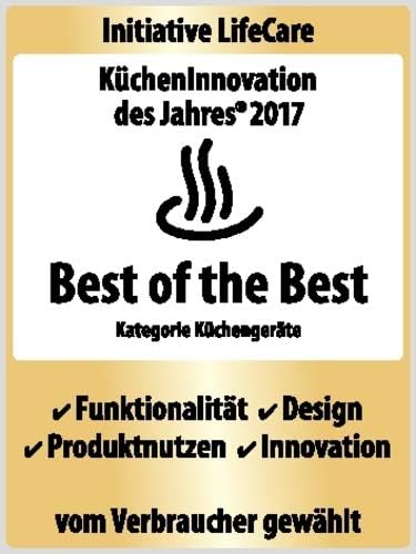 Rösle 12895 Stainless Steel Garlic & Ginger Press with Scraper for Effortless Mincing with Easy Cleanup, 13-inch