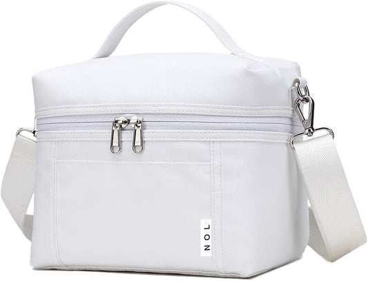 NOL Natural Organic Lifestyle Insulated Lunch Bags for Women Cooler Bag Lightweight Nylon Waterproof Lunch Box For Work