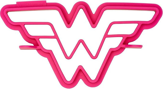 Whiskware Justice League Silicone Pancake Mold and Shaper, Breakfast Art, Dishwasher Safe, BPA and Phthalate Free Plastic, Wonder Woman