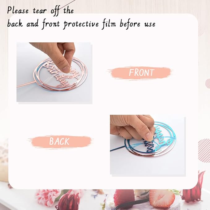 BEISHIDA 27 PCS Pink and White Ball Cake Topper Mini Balloons Cake Toppers Foam Ball Cupcake Toppers Happy Birthday Cake Insert Pick DIY for Anniversary Wedding Cake Decorations Baby Shower Party