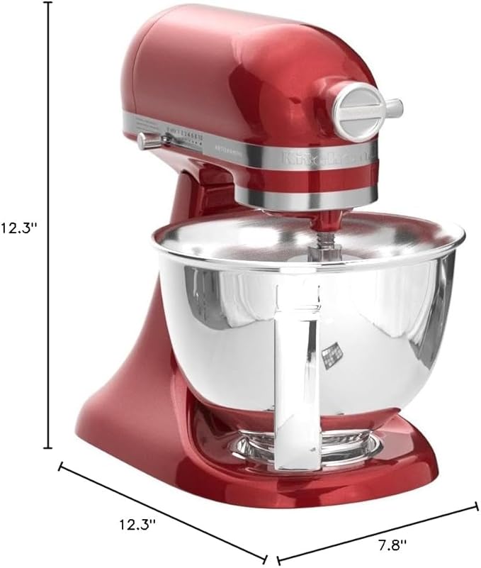 KitchenAid Artisan Mini 3.5 Quart Tilt-Head Stand Mixer - KSM3316X - Empire Red