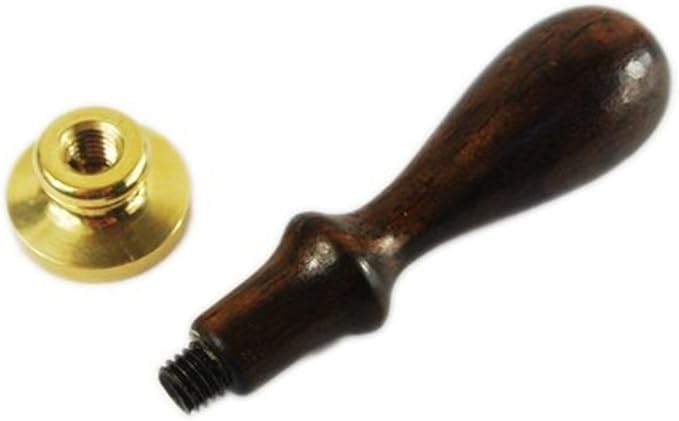 Vintage Kettle Teapot Gift Cards Sealing Art Wax Seal Stamp Rosewood Handle Decorative Wedding Invitations Gift Cards Paper Stationary Envelope Custom Logo Picture Wax Seal Sealing Stamp Set