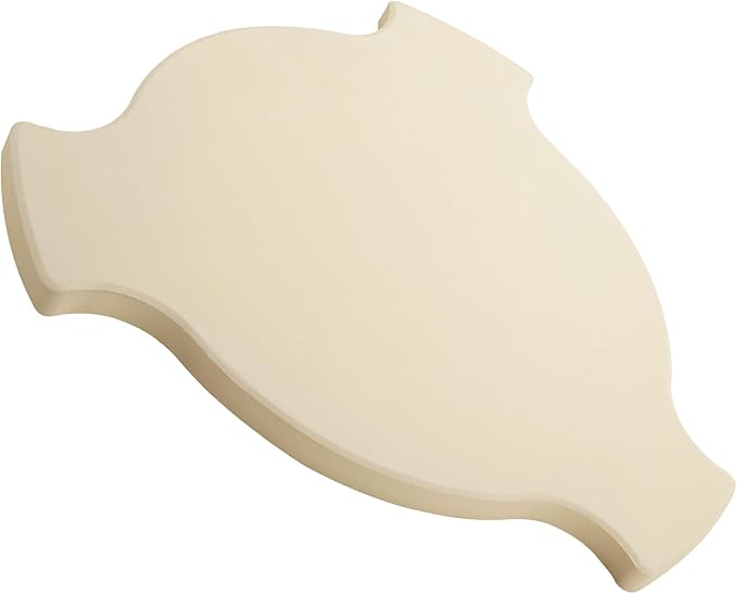 Unicook 17 Inch Smoking Stone for Akorn Kamado Grill, Cordierite Heat Deflector Pizza Stone for Charcoal Smoker, Thermal Shock Resistant Heat Diffuser Plate, Compare to Char-Griller 6201