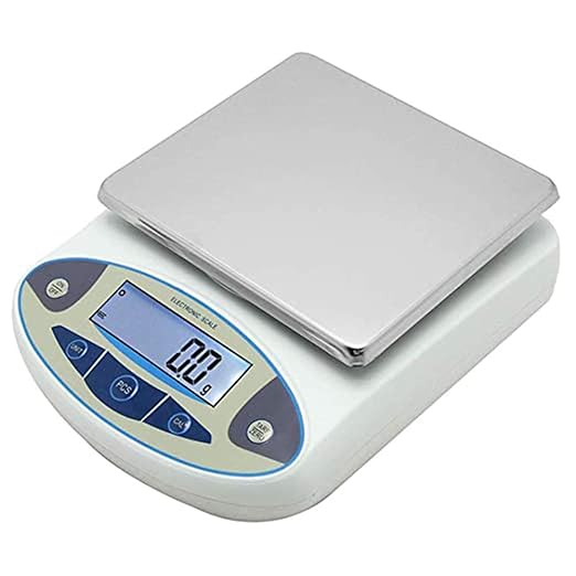 CGOLDENWALL Lab Scale 10kgx0.1g Digital Precision Scale Electronic Balance Laboratory Weighing Industrial Scale Kitchen Counting Scale Scientific Scale Calibrated (10kg, 0.1g)