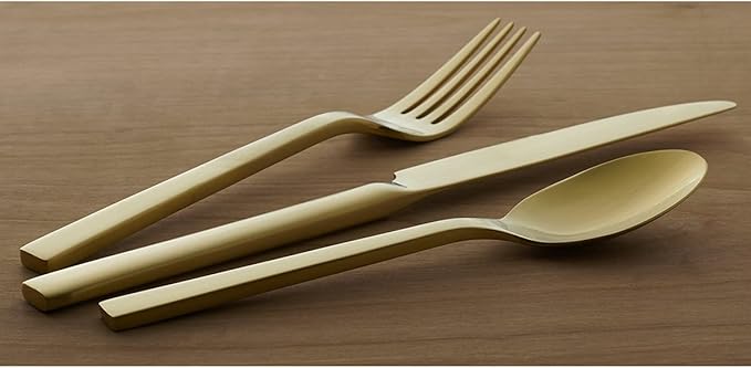 Oneida Chef's Table Champagne 20 Piece Everyday Flatware Set, Service for 4, 18/0 Stainless Steel, Silverware Set