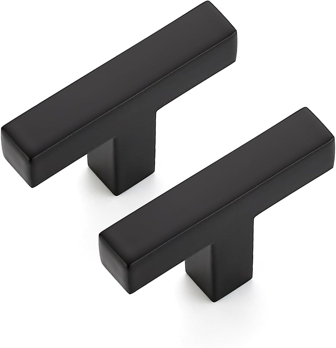 Ravinte 30 Pack Black Square Bar Drawer Handles with Matte Black Finish, Kitchen Cabinet Hardware